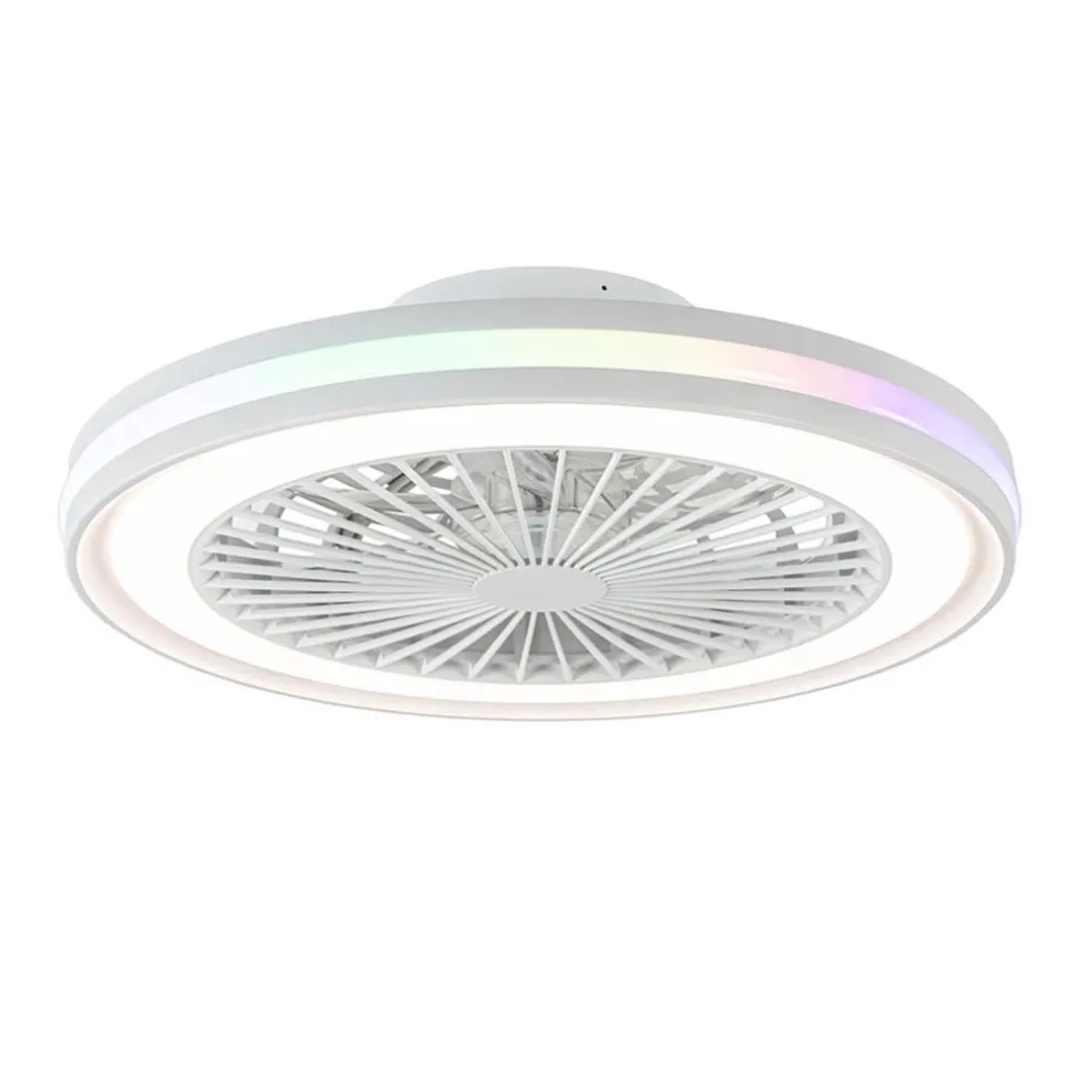 Fashion Straluma Moderne plafondventilator wit inclusief LED en color