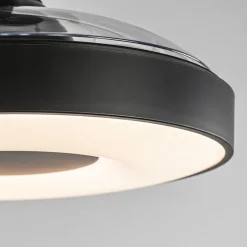 Clearance Straluma Moderne plafondventilator zwart met dimbaar LED