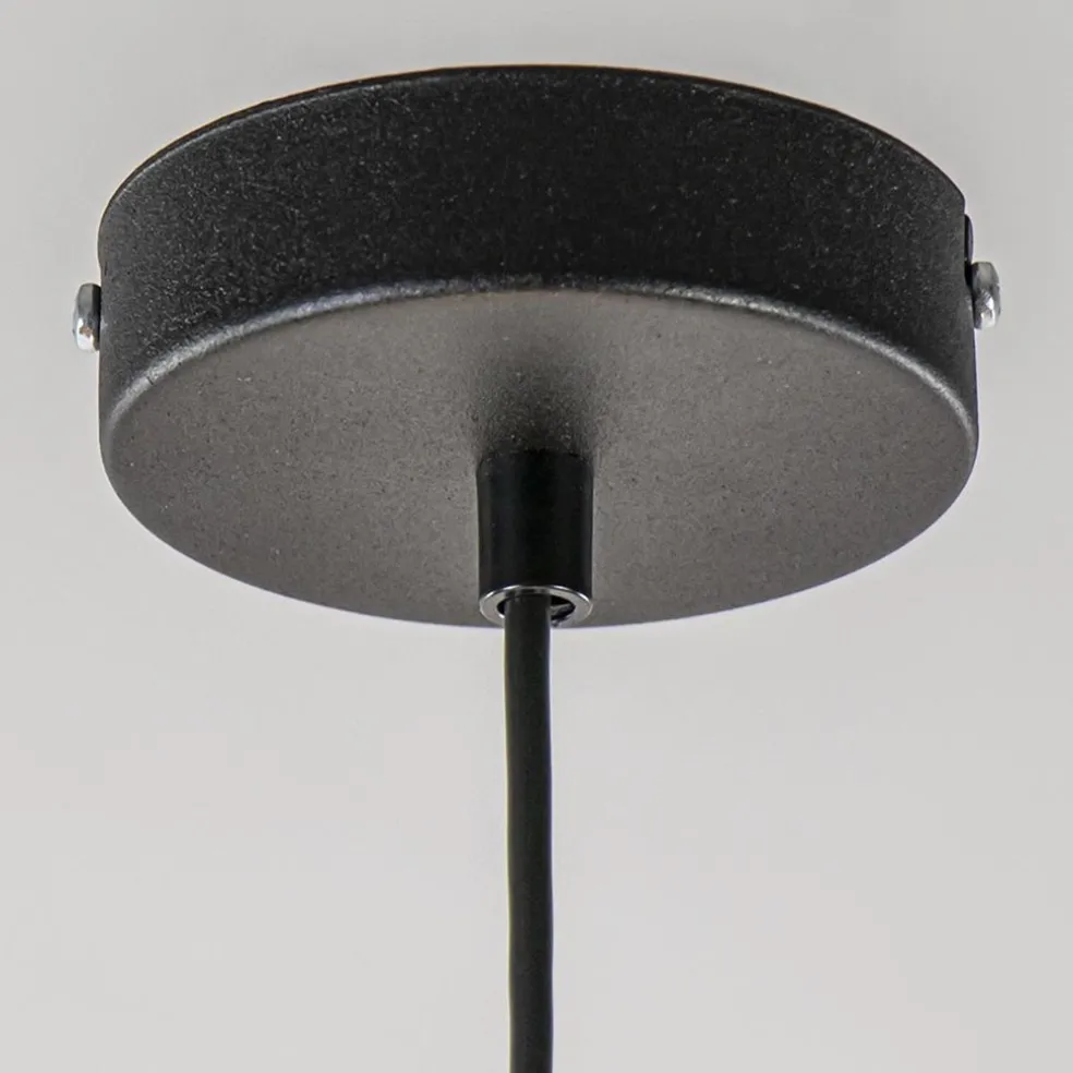 Clearance Straluma Moderne retro hanglamp zwart met witte bollen