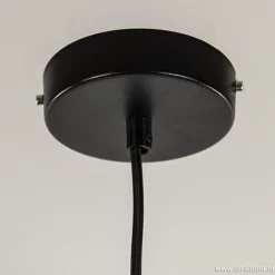 Best Sale Straluma Moderne ronde hanglamp zwart metaal