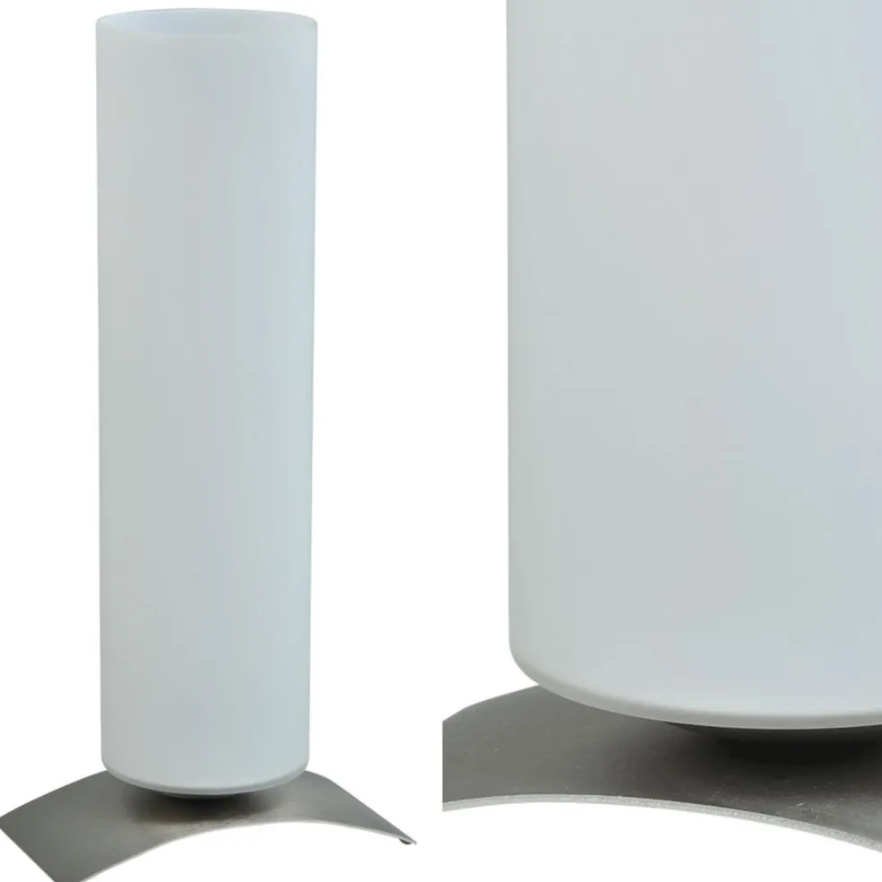 Clearance Straluma Moderne tafellamp Oblica zuil nikkel