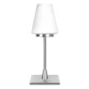 Shop Straluma Moderne tafellamp staal/glas met dimmer