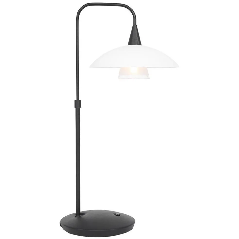 Online Straluma Moderne tafellamp zwart met dimbaar LED