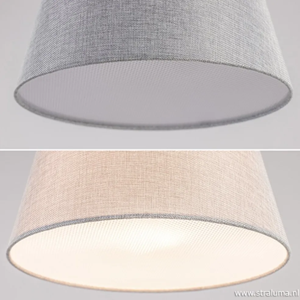 New Straluma Moderne tafellamp zwart nikkel incl. kap