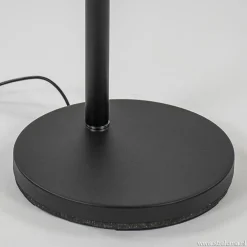 Clearance Straluma Moderne uplighter zwart met dimbaar LED