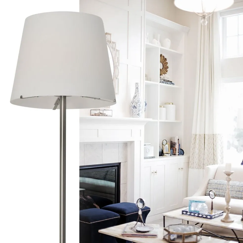 Best Sale Straluma Moderne vloerlamp Calabro nikkel glas