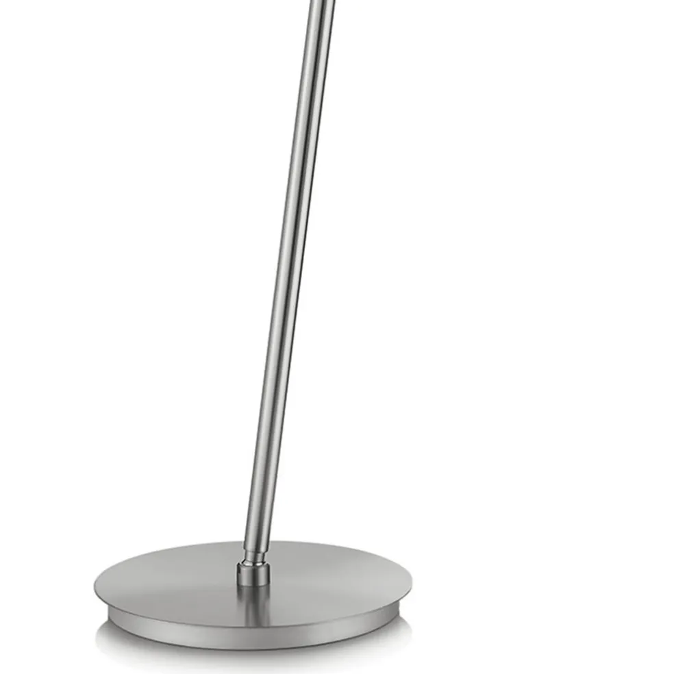 Fashion Straluma Moderne vloerlamp LED met touchdimmer - Nikkel