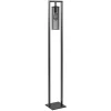 Store Straluma Moderne vloerlamp mat zwart metaal