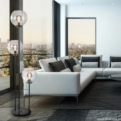 Sale Straluma Moderne vloerlamp met glazen bollen