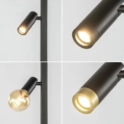 Online Straluma Moderne vloerlamp met verstelbare spots zwart/goud