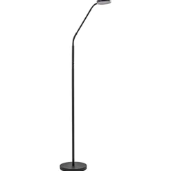 Hot Straluma Moderne vloerlamp zwart met dimbaar LED