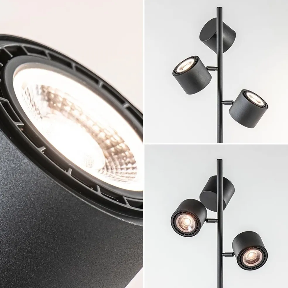 Best Sale Straluma Moderne vloerlamp zwart met verstelbare LED spots