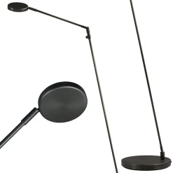 Cheap Straluma Moderne vloerlamp/leeslamp zwart LED dim-to-warm