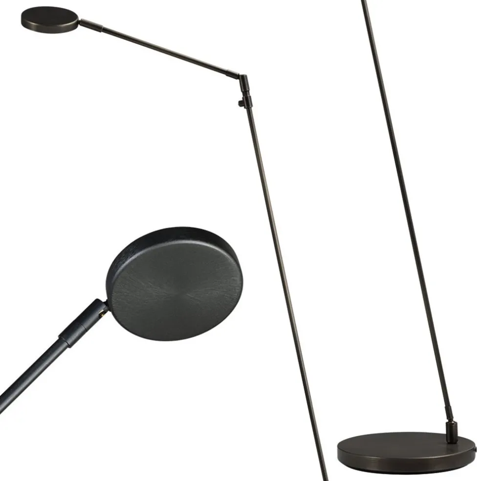 Cheap Straluma Moderne vloerlamp/leeslamp zwart LED dim-to-warm