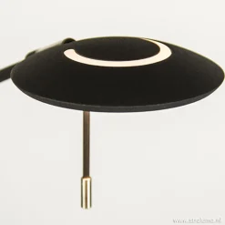 New Straluma Moderne vloerlamp-uplighter LED zwart