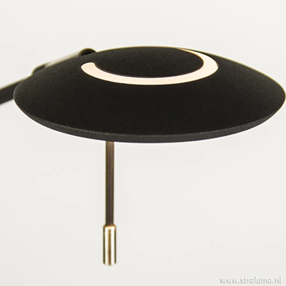 New Straluma Moderne vloerlamp-uplighter LED zwart
