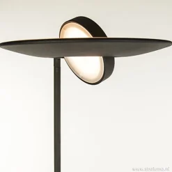 New Straluma Moderne vloerlamp-uplighter LED zwart