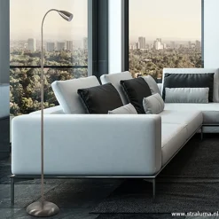 Hot Straluma Moderne vloer/leeslamp met touchdimmer