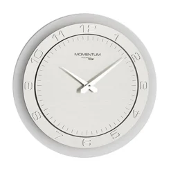 Discount Straluma Moderne wandklok rond RVS keuken/kantoor