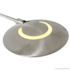 Shop Straluma Moderne wandlamp staal met dimbaar LED