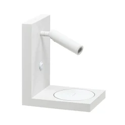 New Straluma Moderne wandlamp wit inclusief LED en fast charger