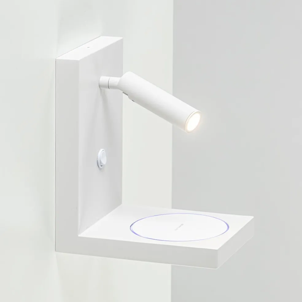New Straluma Moderne wandlamp wit inclusief LED en fast charger