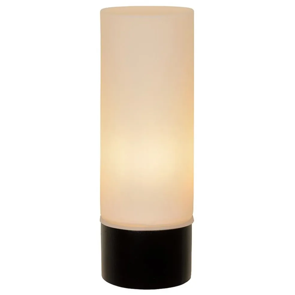 Cheap Straluma Moderne wandlamp zwart met opaal glas IP44
