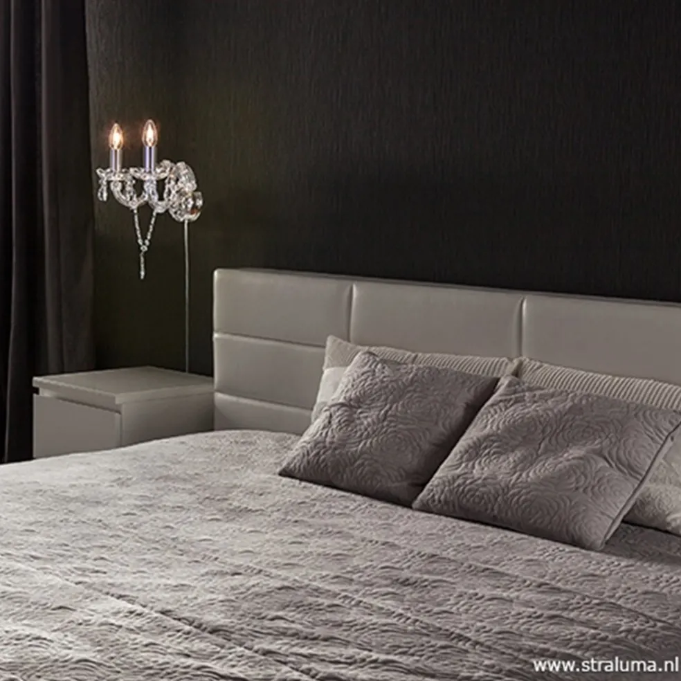 New Straluma Mooie wandlamp Maria Theresa 2-lichts