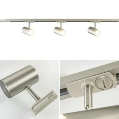 Best Sale Straluma Nikkel railsysteem met spots 1-fase
