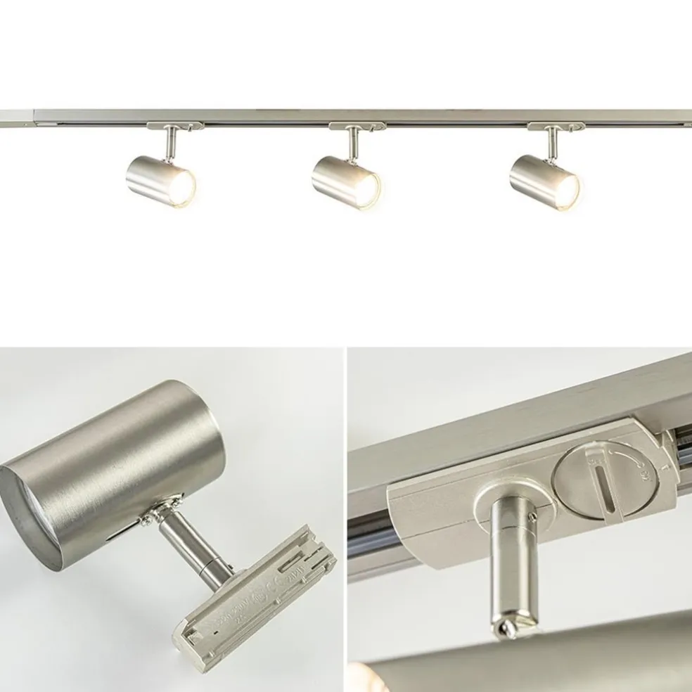 Best Sale Straluma Nikkel railsysteem met spots 1-fase