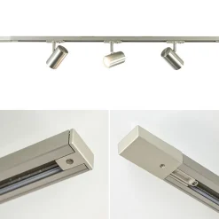 Best Sale Straluma Nikkel railsysteem met spots 1-fase