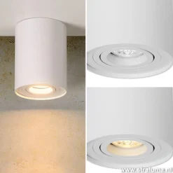 Outlet Straluma Opbouwspot tube wit gu10