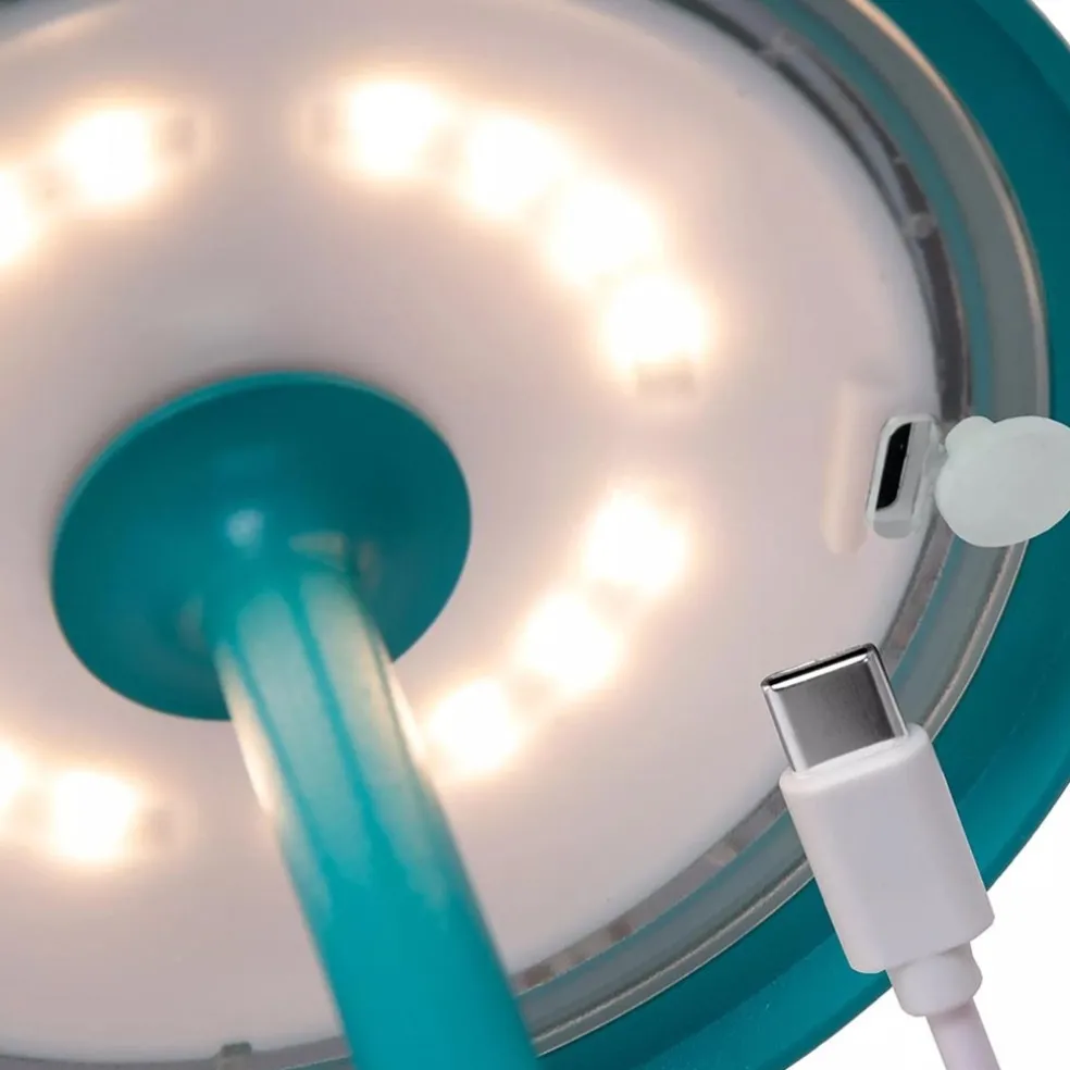 Best Straluma Oplaadbare LED buitenlamp op batterij turquoise