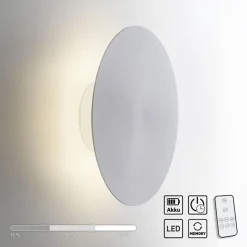 Shop Straluma Oplaadbare LED wandlamp op accu aluminium