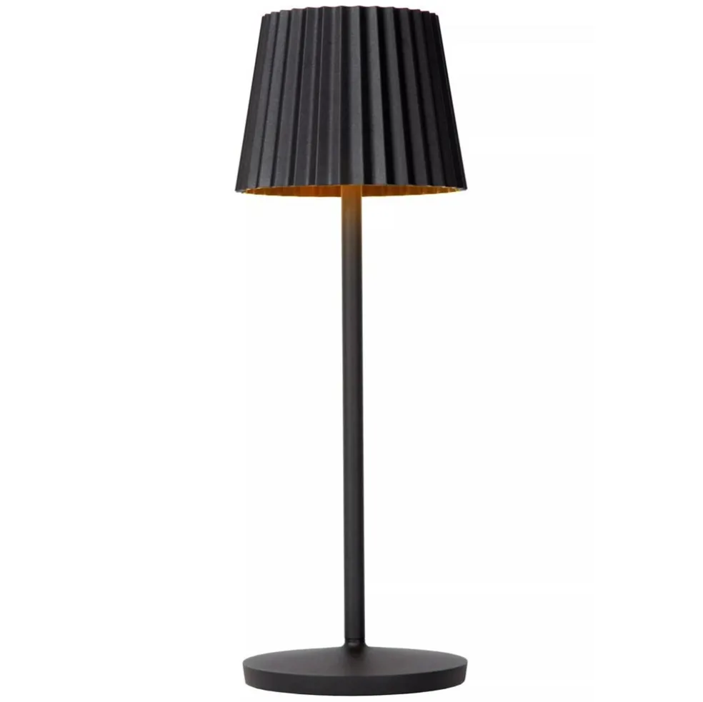 Online Straluma Oplaadbare tafellamp inclusief dimbaar LED zwart IP54