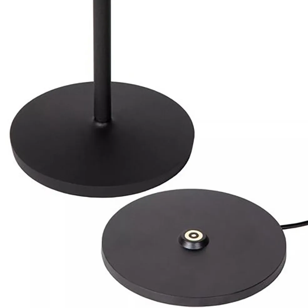 Online Straluma Oplaadbare tafellamp inclusief dimbaar LED zwart IP54