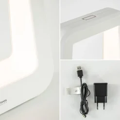 Outlet Straluma Oplaadbare tafellamp op accu wit dimbaar IP65