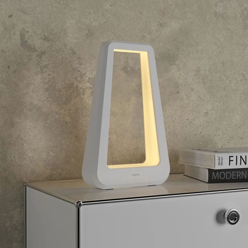 Outlet Straluma Oplaadbare tafellamp op accu wit dimbaar IP65