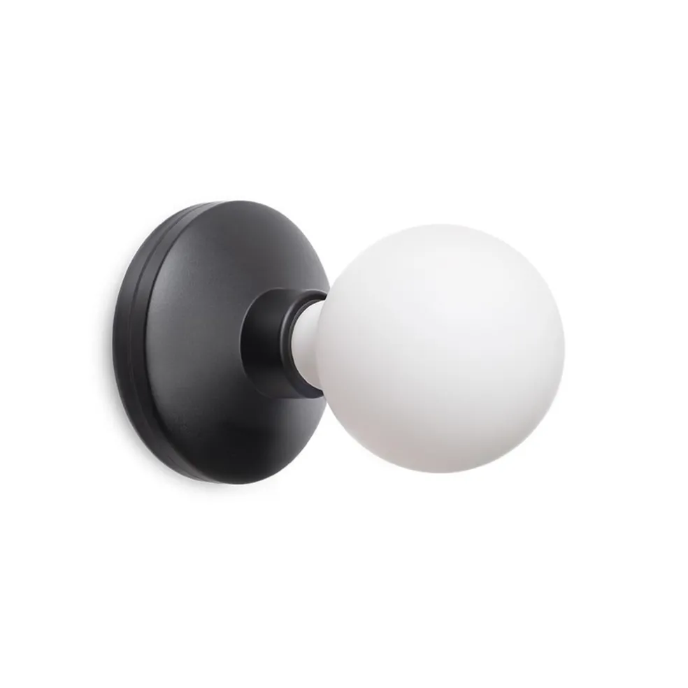 Sale Straluma Oplaadbare wandlamp zwart incl frosted lichtbron