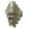 Cheap Straluma Oud zilveren wandlamp metaal excl snoer