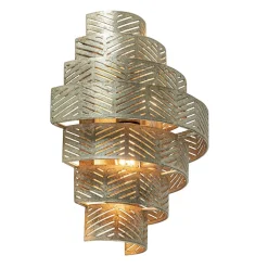 Cheap Straluma Oud zilveren wandlamp metaal excl snoer