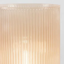 Fashion Straluma Oudroze glazen tafellamp Phoebe op batterijen van Light and living