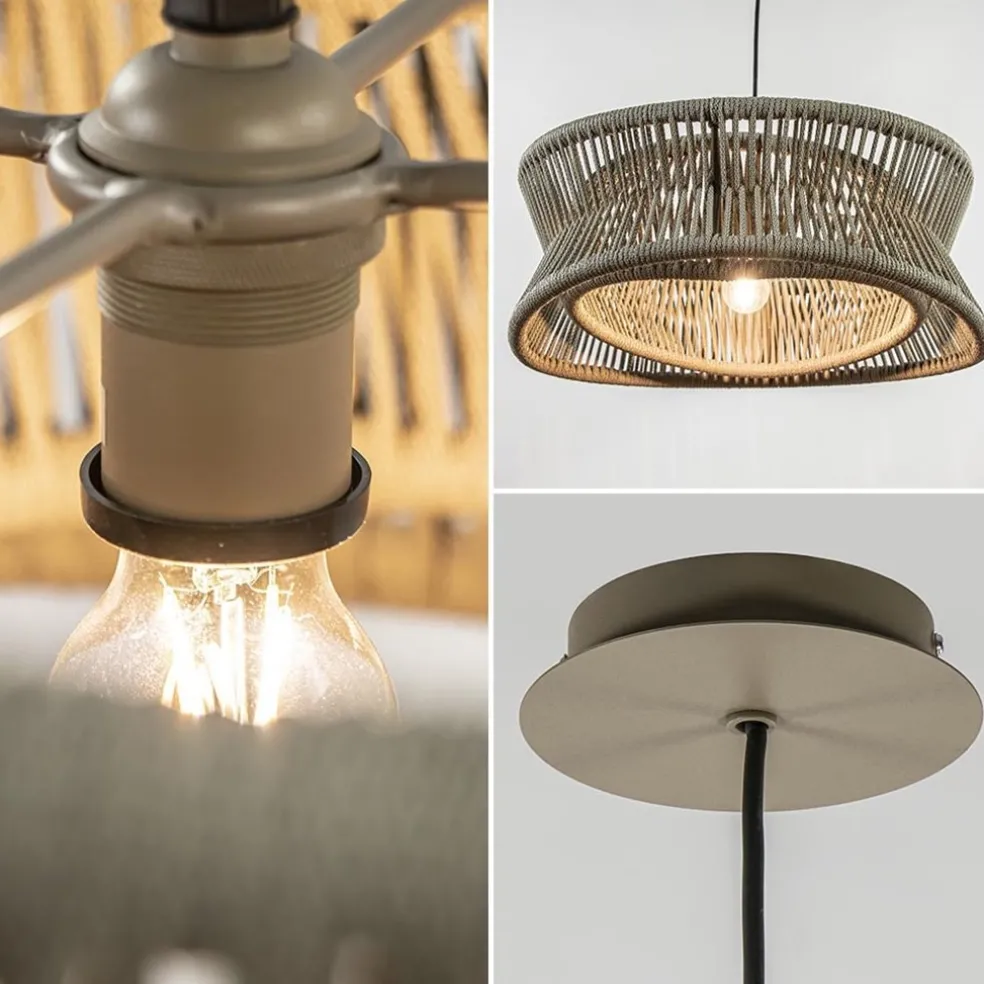 Flash Sale Straluma Outdoor hanglamp groot 60 cm donker beige