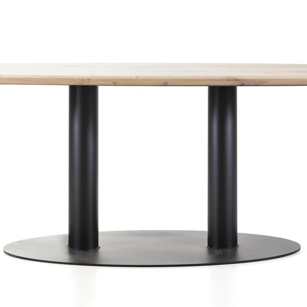 Store Straluma Ovale eetkamertafel eiken naturel 300x120 cm