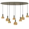Cheap Straluma Ovale hanglamp platinum exclusief E27 lichtbronnen