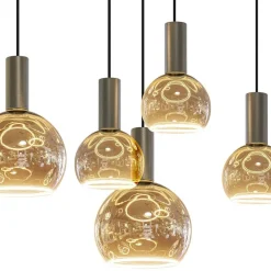 Cheap Straluma Ovale hanglamp platinum exclusief E27 lichtbronnen