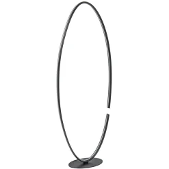 Clearance Straluma Ovale LED vloerlamp zwart inclusief dimmer