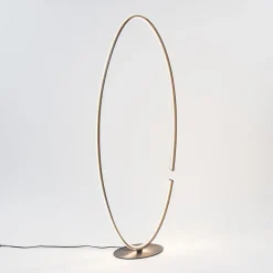 Clearance Straluma Ovale LED vloerlamp zwart inclusief dimmer