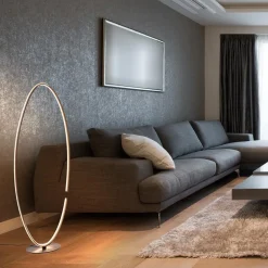 Clearance Straluma Ovale LED vloerlamp zwart inclusief dimmer