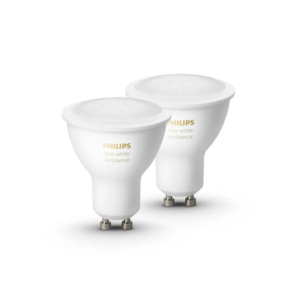 Cheap Straluma Philips Hue gu10 2-pack white ambiance